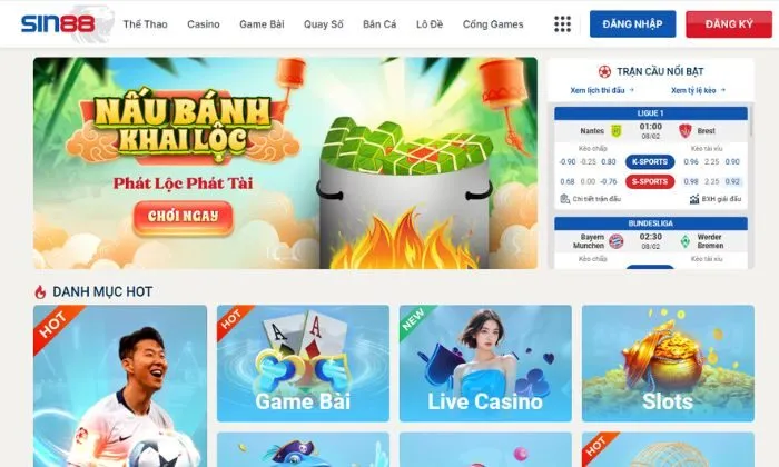 Sin88 - Điểm đến cá cược đáng tin cậy